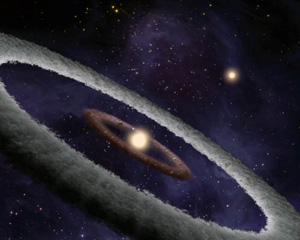 Двойная звездная система HD 113766 и газопылевой диск, из которого может сформироваться планета, подобная нашей